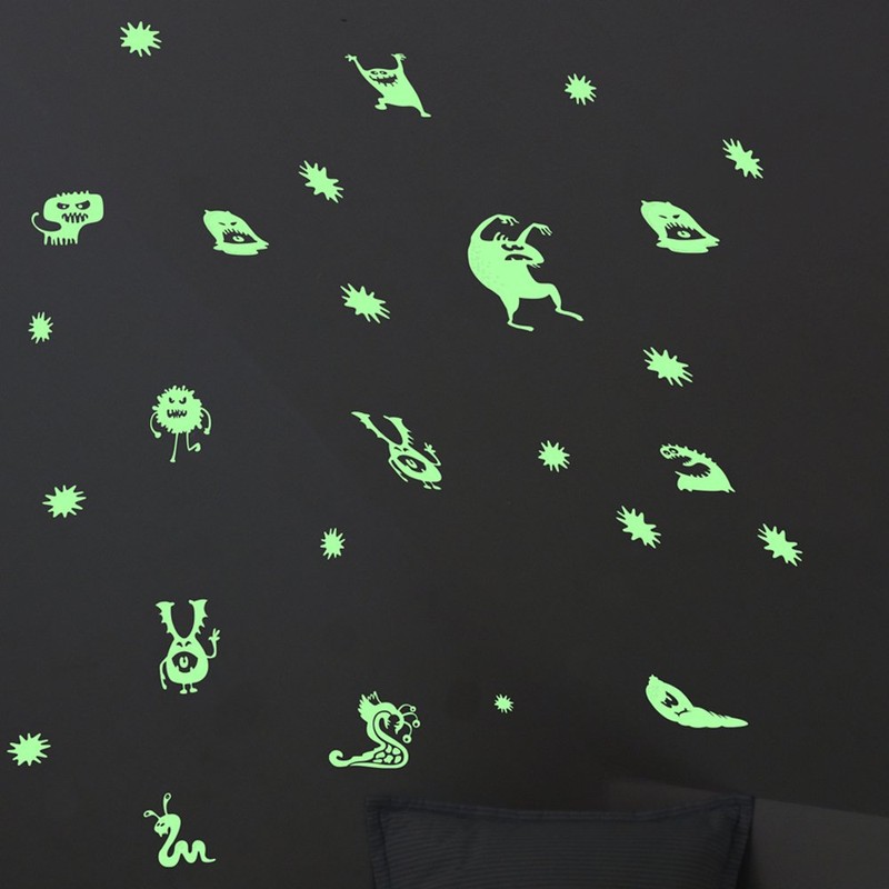 lumentics Monster Luminous Stickers - Super Strong Glow in the