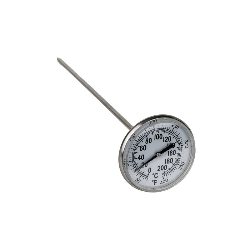 KS Tools 150.1963 Thermometer, 0-200°C/0-400°F L= 210mm