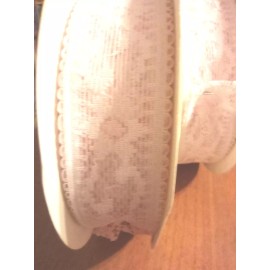 Lion Brand 1 3/8" Lace Blush Color 10 Yards