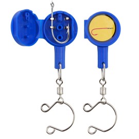 2 Pcs Fishing Knot Tying Tool, Strong Fishing Hook Tying Tool Cover Fishing Accessories Fishing Gear Equipment Nail Tying Line Hook for Beginner Anglers Fish Lure Hook Covers Protectors