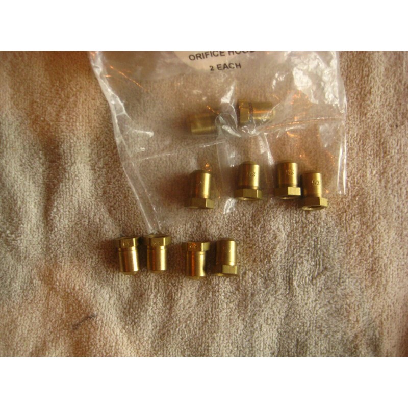 WOLF RANGE ORIFICE #53#74#63#40 NEW OLD STOCK NOT AS SET