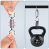 SAVITA 2pcs Titanium Alloy Detachable Key Chain Swivel Key Chain