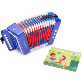 NEW CLASSIC TOYS BLUE ACCORDION Musical toys