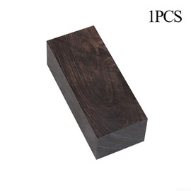 Ebony Wood Block, Ebony Lumber Blank, Wooden Ebony Lumber Blank Block Crafts DIY Material Handle Carving Musical Instruments (1PC)