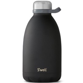 S'well Stainless Steel Roamer Bottle, 64oz, Onyx, Triple Layered Vacuum Insulated Containers Keeps Drinks Cold for 72 Hours and Hot for 24, BPA Free