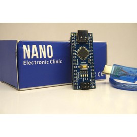 Electronic Clinic Nano 3.0 ATmega328P Type-C USB Board with USB-C Cable - CH340 Controller, Compatible with Arduino Nano, Supports Arduino IDE