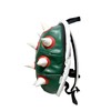Bowsette Koopa Cosplay Props White Spiked Laptop Backpack, 14 Inch,Green