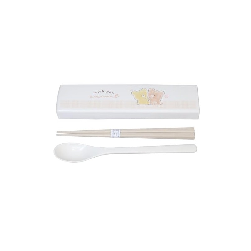 Kamio Japan 224203 Flatware Set, Twin Set, Sliding Type, With
