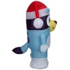 Gemmy Airblown Inflatable Bluey Santa Hat 3.5ft Self-Inflates Easy Storage