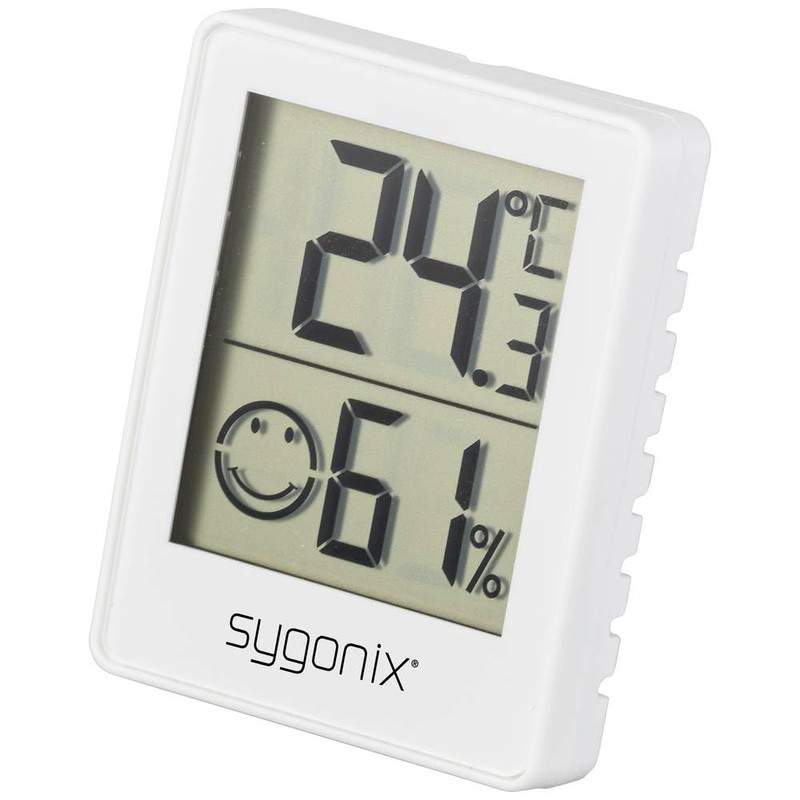 Sygonix Thermo/Hygrometer White SY-5267052