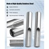 40 Pack 1/8" Invisible Cable Railing Kit Toggle Anchor Angle,