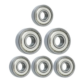 6 Pack Saw Bearings Compatible with Grizzly G0555 Band Saw, Bandsaw Thrust and Guide Bearing Replacement