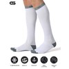 CelerSport 3 Pairs Compression Socks for Men and Women Running