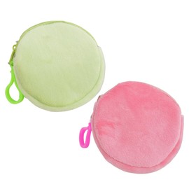 Kleiner Geldbeutel Damen, 2 Stück Mini Geldbörse, Kleingeldbörse mit Reißverschluss, Tragbare Mini Portemonnaie, Kosmetiktasche