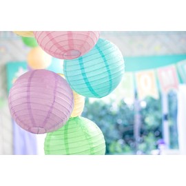 Teacher Created Resources Pastel Pop 8" Hanging Paper Lanterns