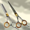 Set of 2 - Professional Barber Scissors and Thinning Shears