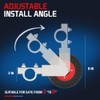 USCaster Gate Wheel 6inch Under Mount Farm Gate Caster for