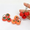 Cherry Keychain Imitation Food Pumpkin Tomatoes Keychain for Handbag Purse