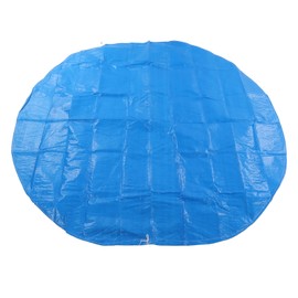 Pool Cover Waterproof Dustproof Round Polyethylene Swimming Pool Cover with Drawstring 2.1m / 6.89ft