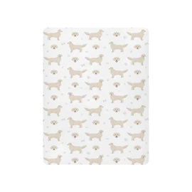 Crib Sheets for Boys Girl Golden Retriever Dogs Breathable Mini Crib Mattress Sheets Fitted,Toddler Baby Sheets for Crib Mattress 39 * 27 * 5In