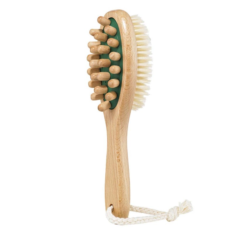 NEAL'S YARD REMEDIES Body Massage Brush (Cotton Drawstring Included) x