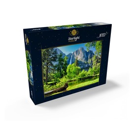 MyPuzzle Yosemite Waterfall Yosemite National Park California - Premium 1000 Piece Jigsaw Puzzle for Adults