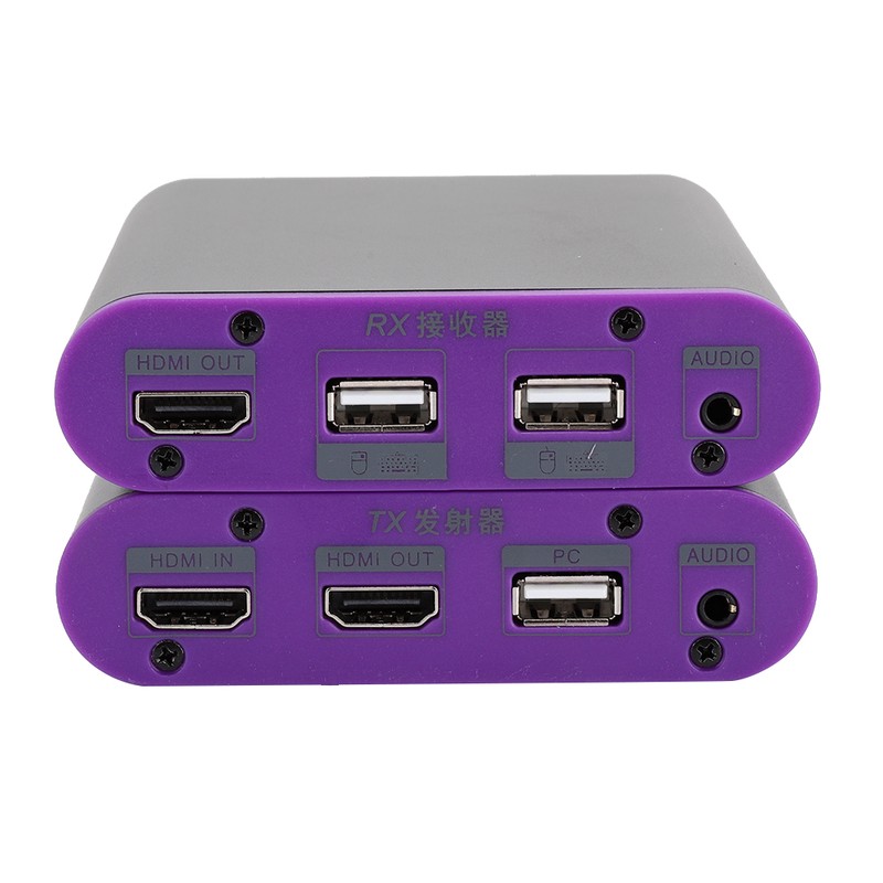 Measy CAT871-KVM 120m HDMI Fiber Optic Media Extender Transmitter Receiver