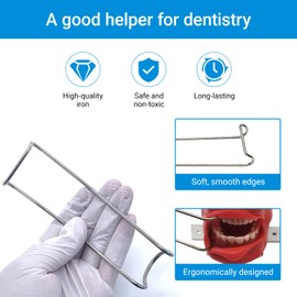 Dental Columbia Cheek & Lip Retractor Set for Teeth Whitening, Orthodontics, and Procedures, 4 Pcs