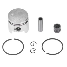 Demeras Piston Pin Ring Kit Alloy Steel Professional High Strength Stainless Engine Rebuild Piston Kit 2-Stroke 49 50 Moped Scooter Dirt Bike, Defult.