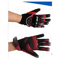 Benotto Guantes Ciclista Gel con Protector Rojo/Negro (Extra Grande)