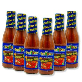 Pico Pica Extra Hot Sauce 7 Oz Bottles 6 Pack