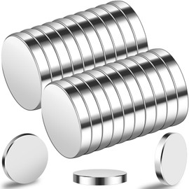 Tczecoo 20 Stück Neodym Magnete Extra Stark, 15mm x 3mm Magnet Starke Magneten Rund, Mini Magnete Stark, Extra Starke Magneten für Pinnwand Whiteboard Kühlschrank Magnettafel