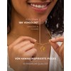 Purelei® World Map Necklace (Gold and Rose Gold) with Pendant