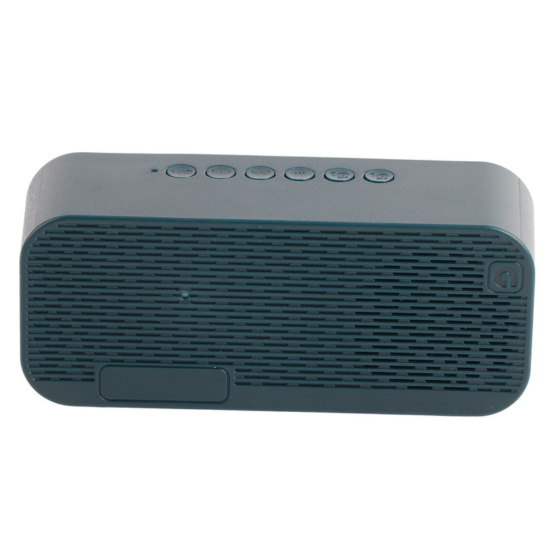 Mini Bluetooth Speaker Heavy Bass Dual Alarm Clock Portable Wireless
