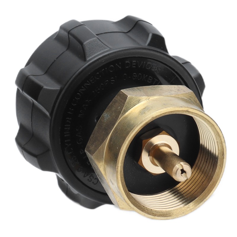 Refill Adapter Tank Cylinder Coupler Gas Propane Regulator Valve Accessory