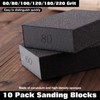 LEONTOOL Sanding Sponge 10 Pack Sanding Sponge 60# 80# 100#