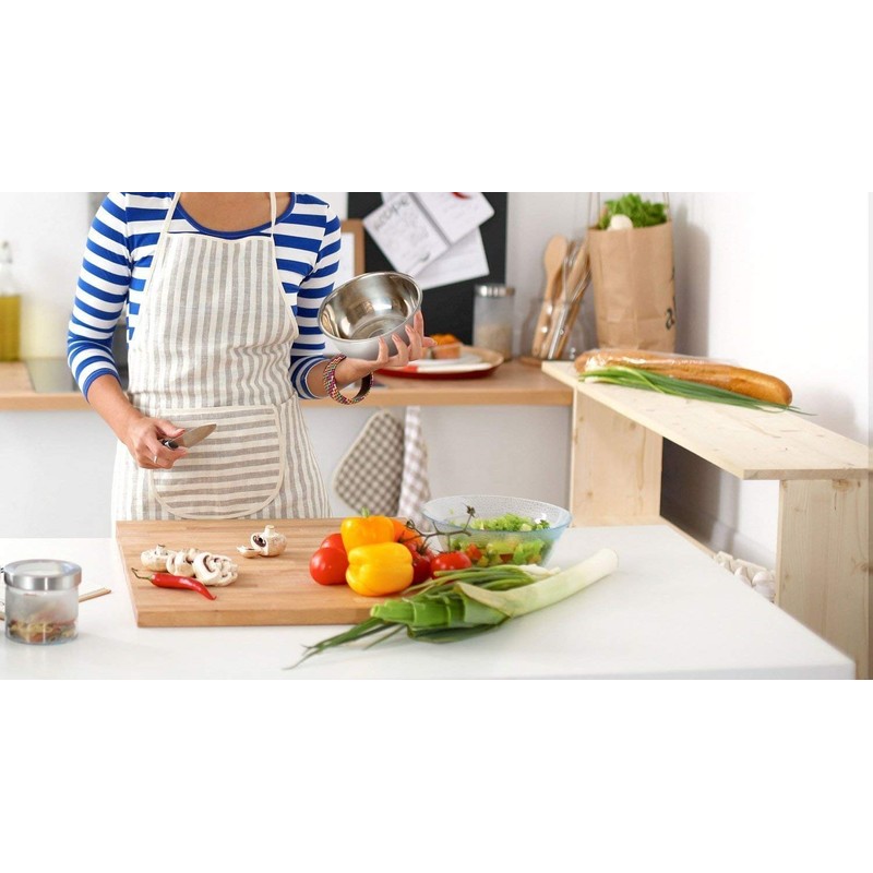 Space Home - Schüsselset 3 - Salatschüssel - Edelstahl -