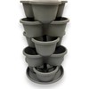SunVara Strawberry Planter Vertical Gardening Stackable Planter Strawberry Tower 5