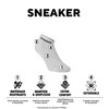 Fila 3 pairs of socks invisible sneaker socks unisex 2.5