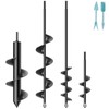 Spiral Drill Bit Set for Garden Planting Heavy Duty Bulb