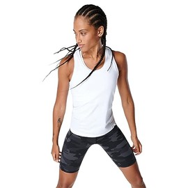Sweaty Betty Women's Athlete Racer Back Seamless Workout Tank TOP White