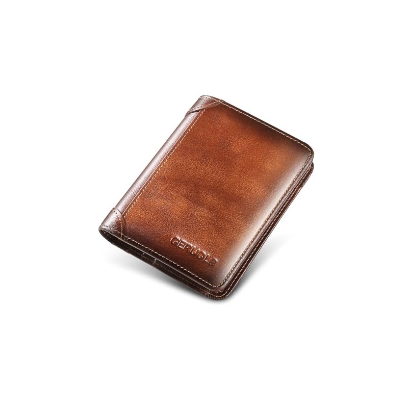 Carteras para Caballero con Protección RFID, Billetera de Hombre de