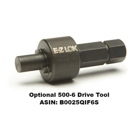 E-Z Lok Externally Threaded Insert, C12L14 Carbon Steel, Meets AISI 12L14, 7/16"-14 Internal Threads, 5/8"-11 External Threads, 0.656" Length, Made in US (Pack of 5)