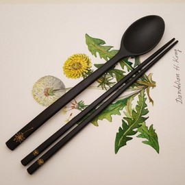 (10x10) Namo Lacquerware Cutlery Set / Domestic Natural Lacquerware Cutlery / Premium Cutlery / (텐바이텐)Namo 옻칠 수저 세트  국산 천연 옻칠 수저  고급 수저
