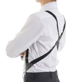 Suspenders Men's Holster Gun Suspenders Business Casual 1.0 inch (25 mm) Wide Longer to Fit Wide Body Types