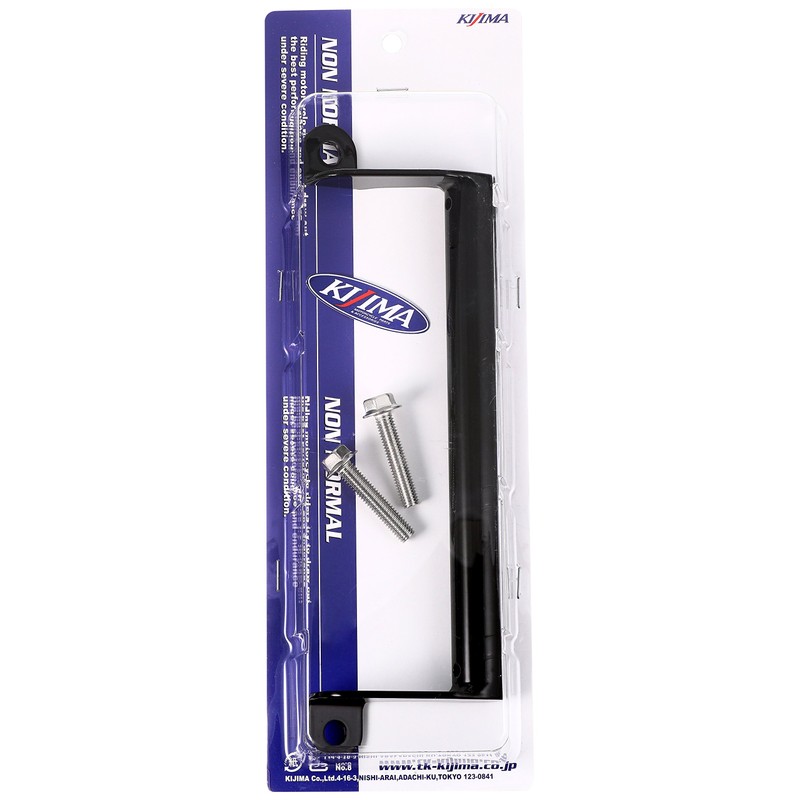 キジマ(Kijima) バイクパーツ ステー ハンドル マウントバー スチール製 ニンジャ250('13-'17) φ22.2mm ブラック 204-067