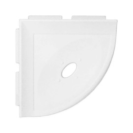 5 inch Shower Caddy Soap Dish - Matte Bright White Soap Tray Bathroom Shelf Metro Lugged for New Construction