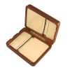 alto saxophone reed case for 6 reeds - brown /
