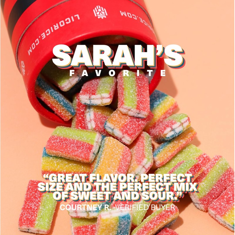 Licorice.com | Sweet & Sour Licorice Petite Bricks | Soft