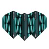 RED DRAGON Hardcore Radical Turquoise Teardrop Dart Flights - 4